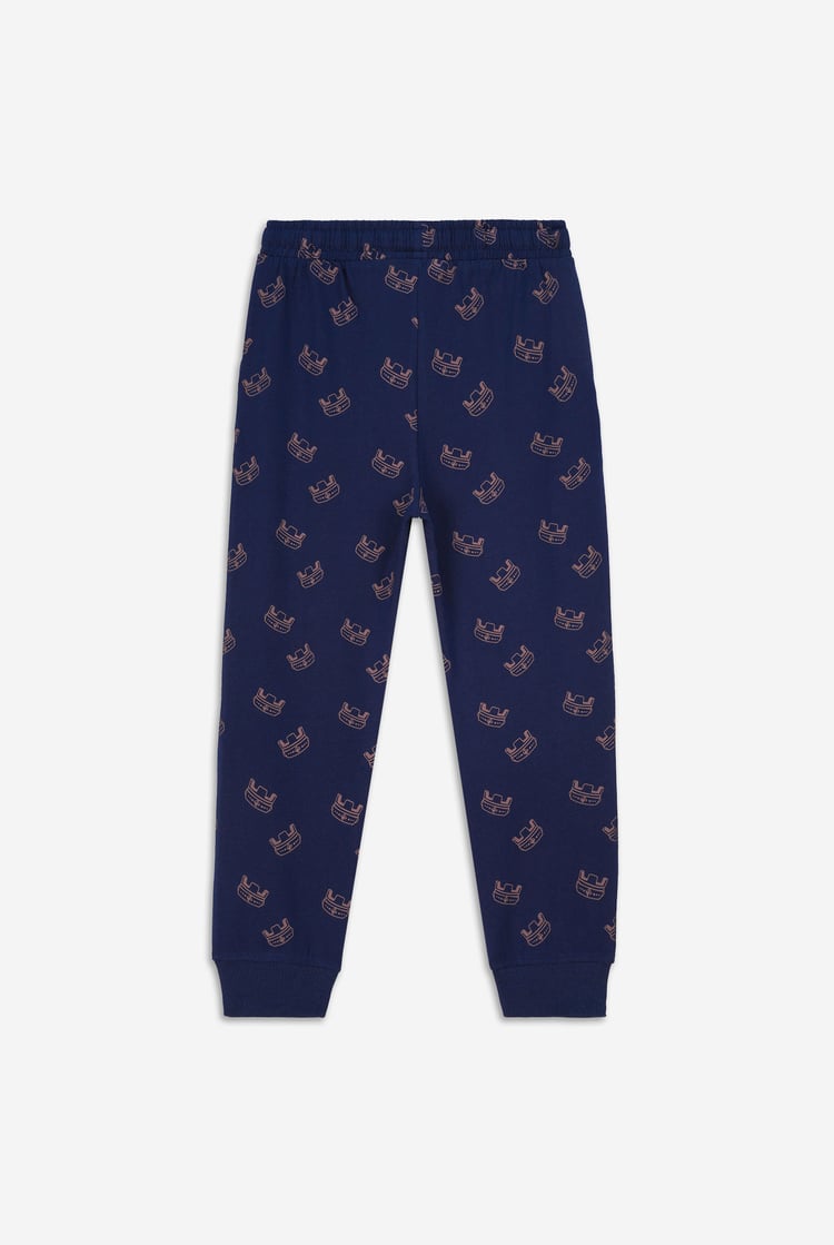 Boys Crown Print Jogger ( 12/18mths-7yrs)