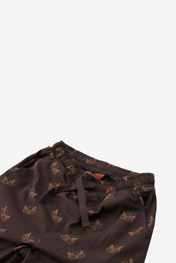 Boys Crown Print Jogger ( 12/18mths-7yrs)
