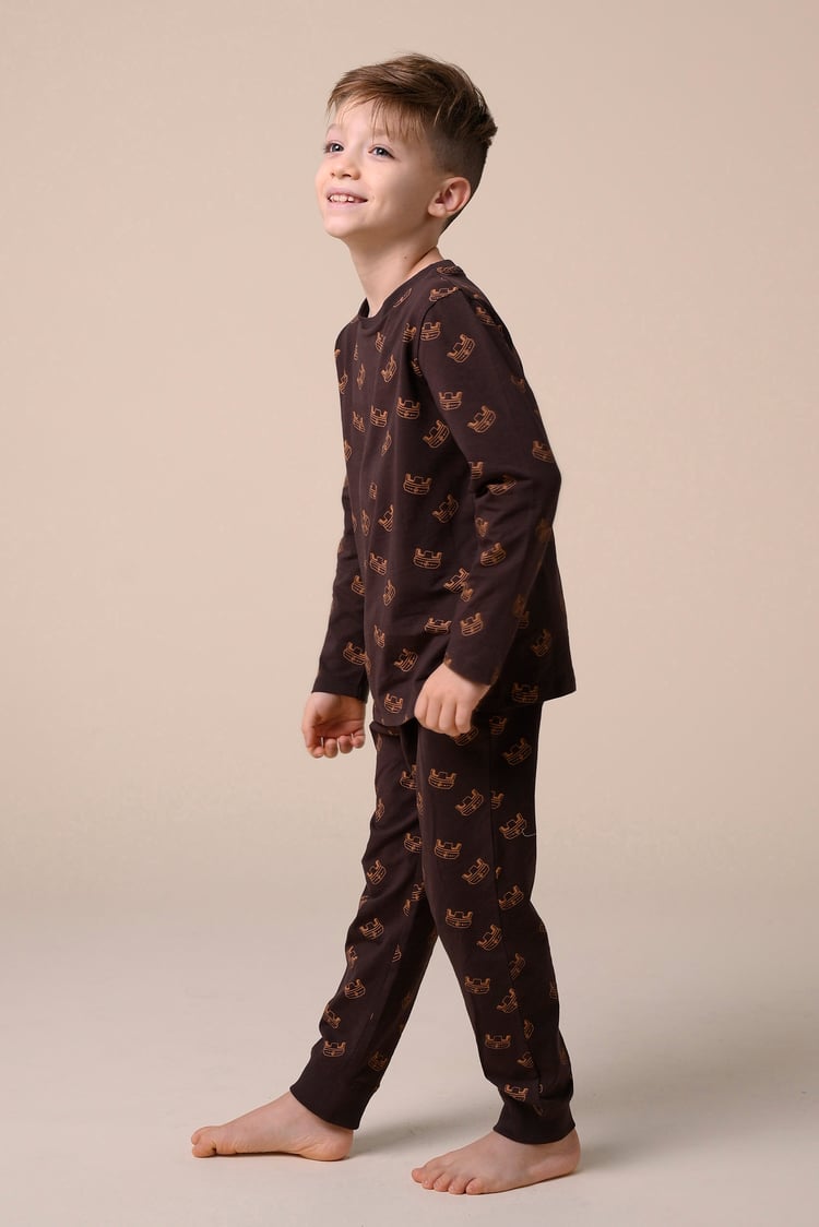 Boys Crown Print Jogger ( 12/18mths-7yrs)