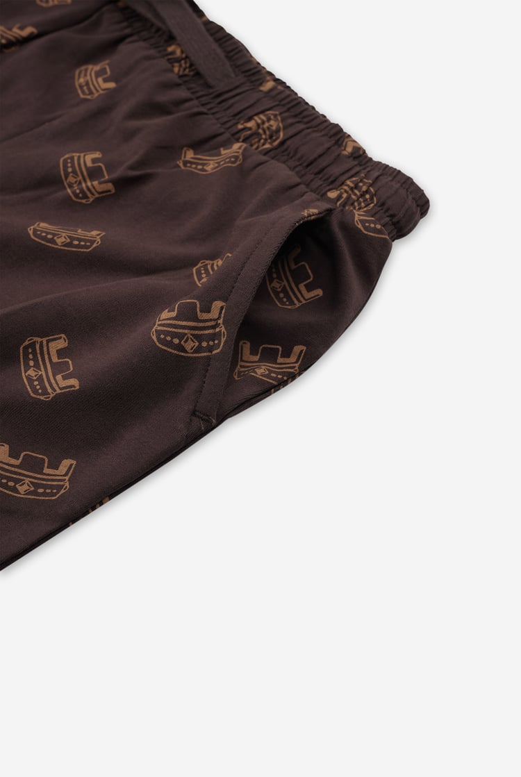 Boys Crown Print Jogger ( 12/18mths-7yrs)