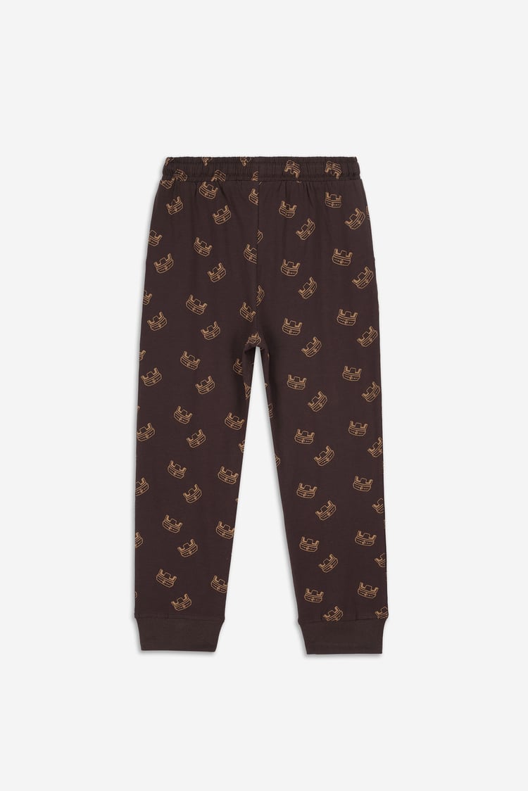Boys Crown Print Jogger ( 12/18mths-7yrs)