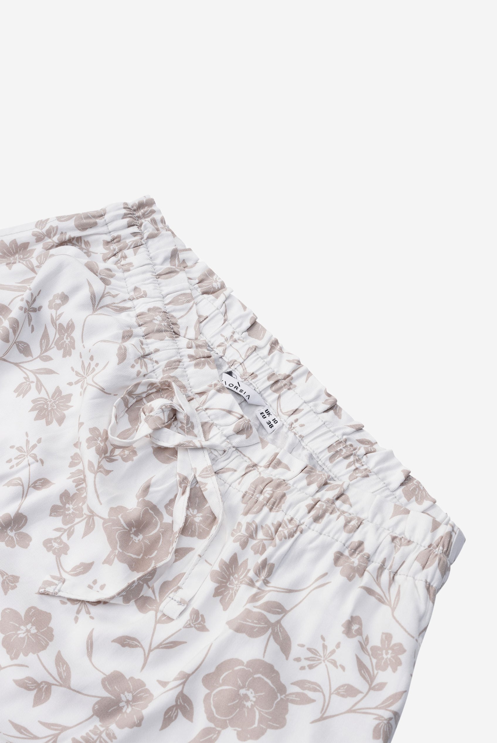 Womens Floral Print Midi Skirt