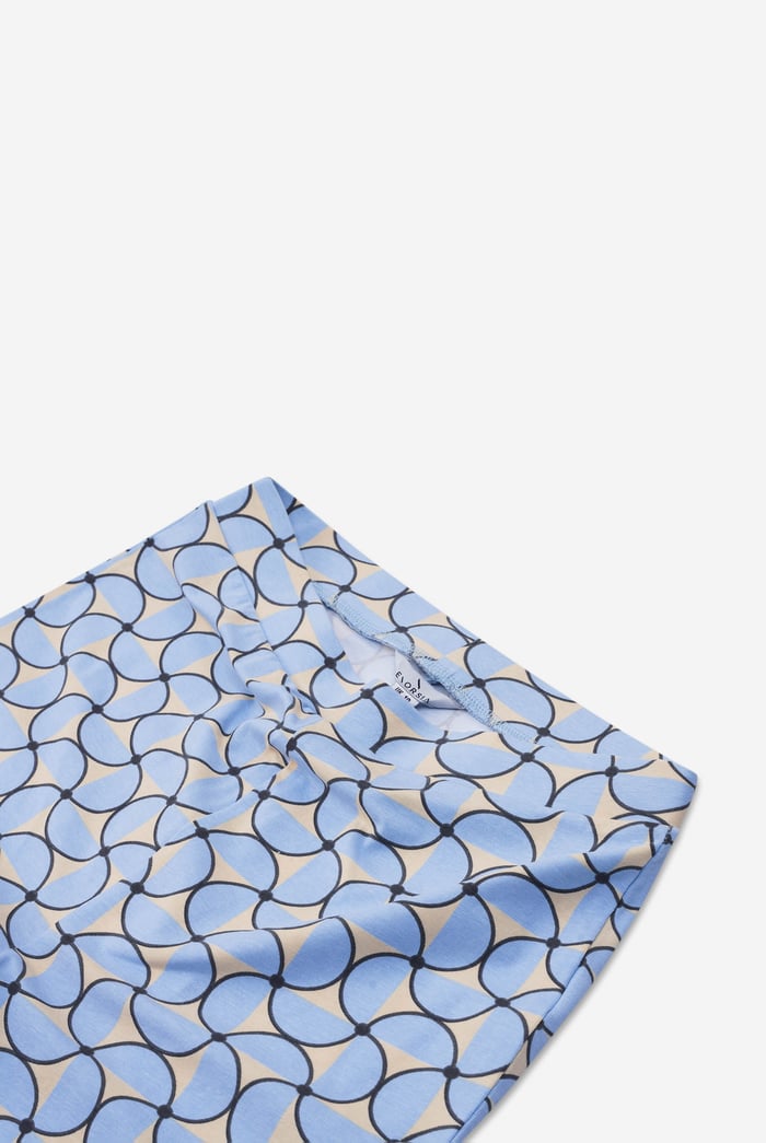 Womens Geometric Print Legging