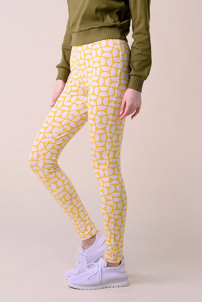 Womens Geometric Print Legging