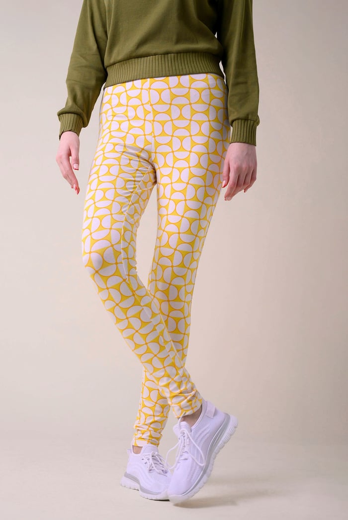 Womens Geometric Print Legging