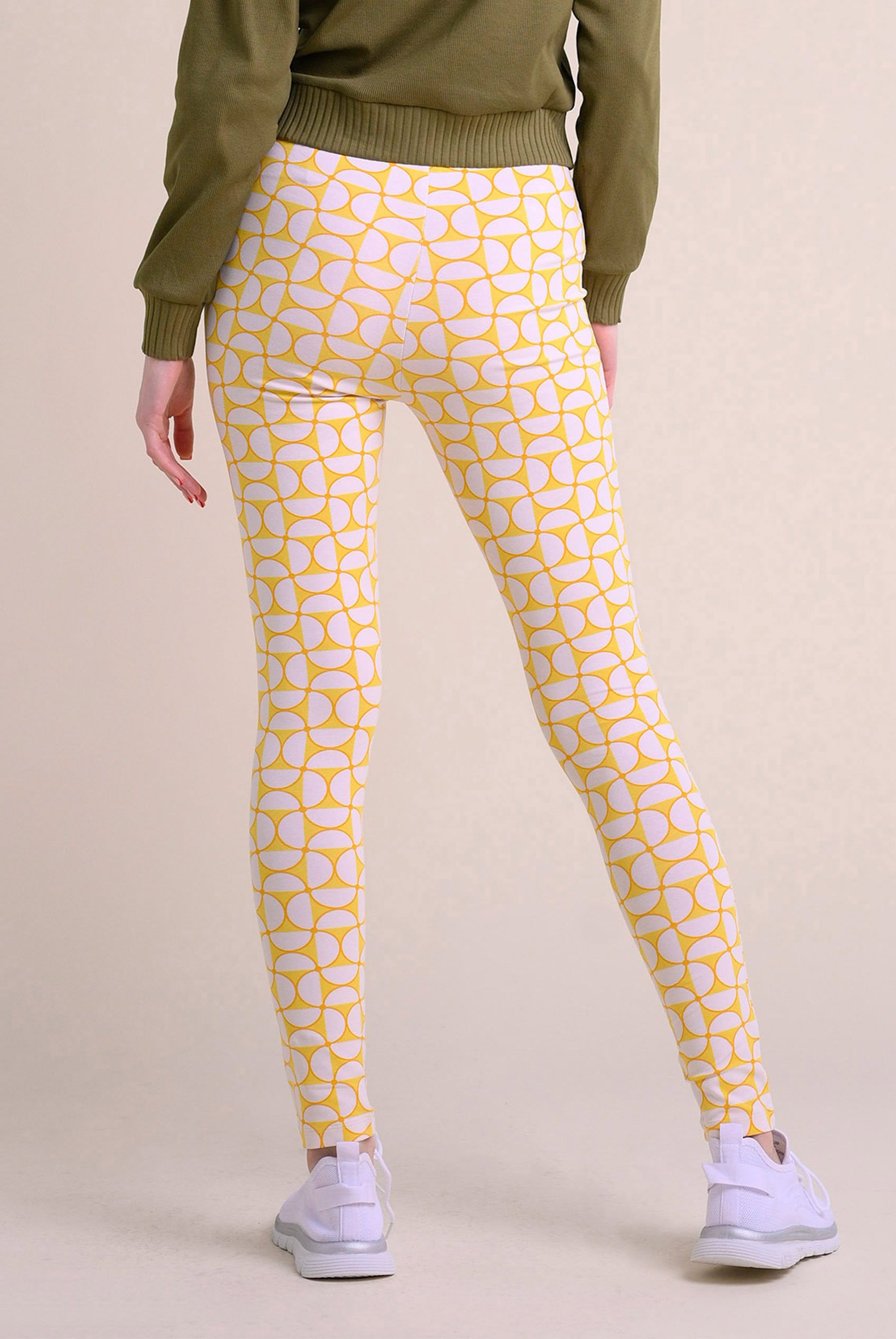 Womens Geometric Print Legging