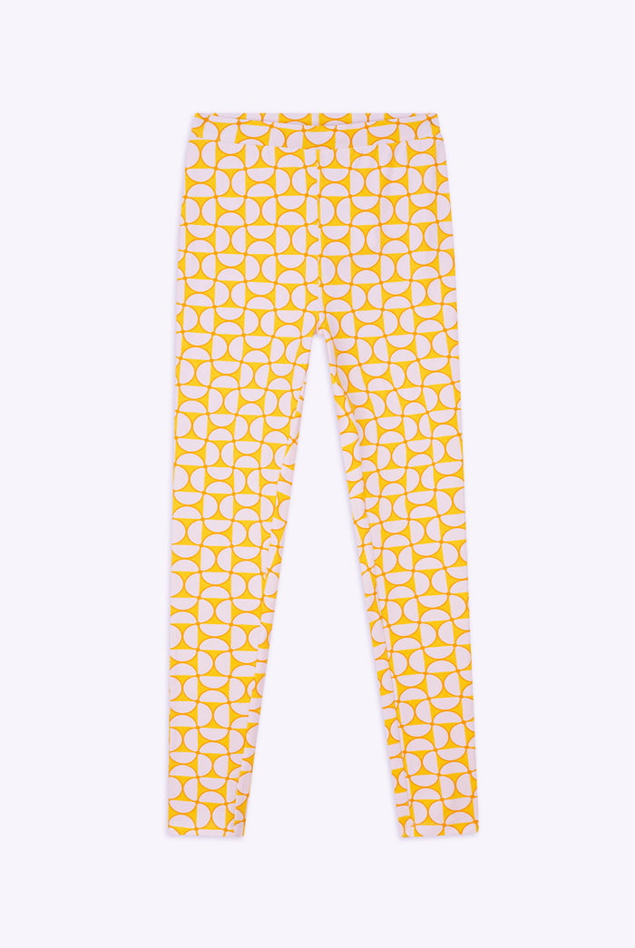 Womens Geometric Print Legging