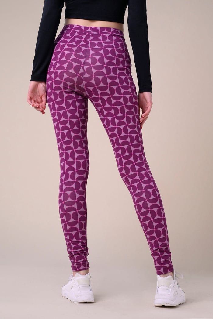 Womens Geometric Print Legging