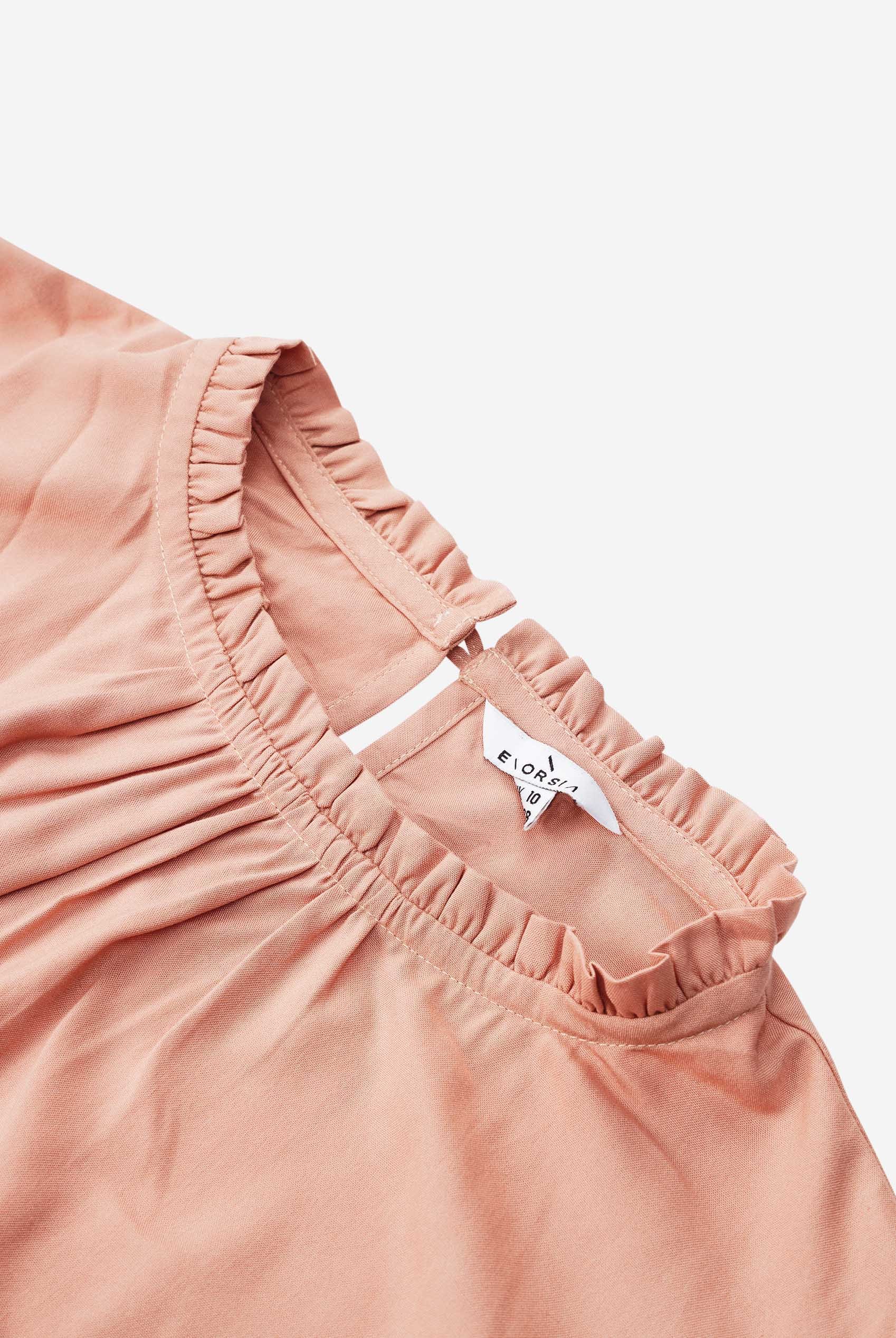 Womens Ruffle Stand Collar Tops