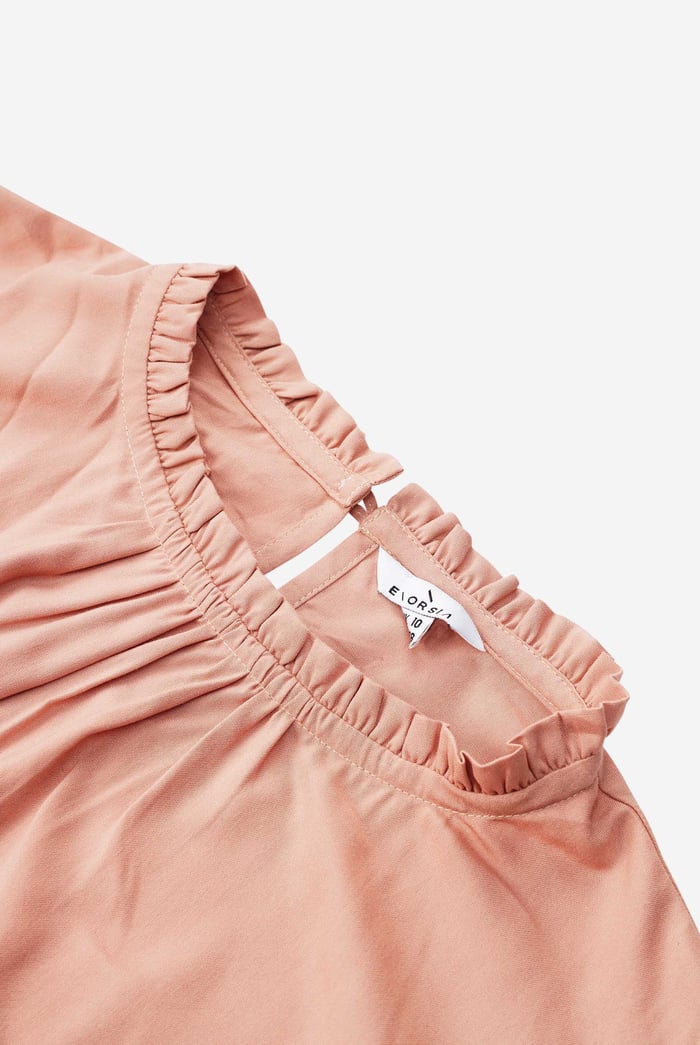 Womens Ruffle Stand Collar Tops