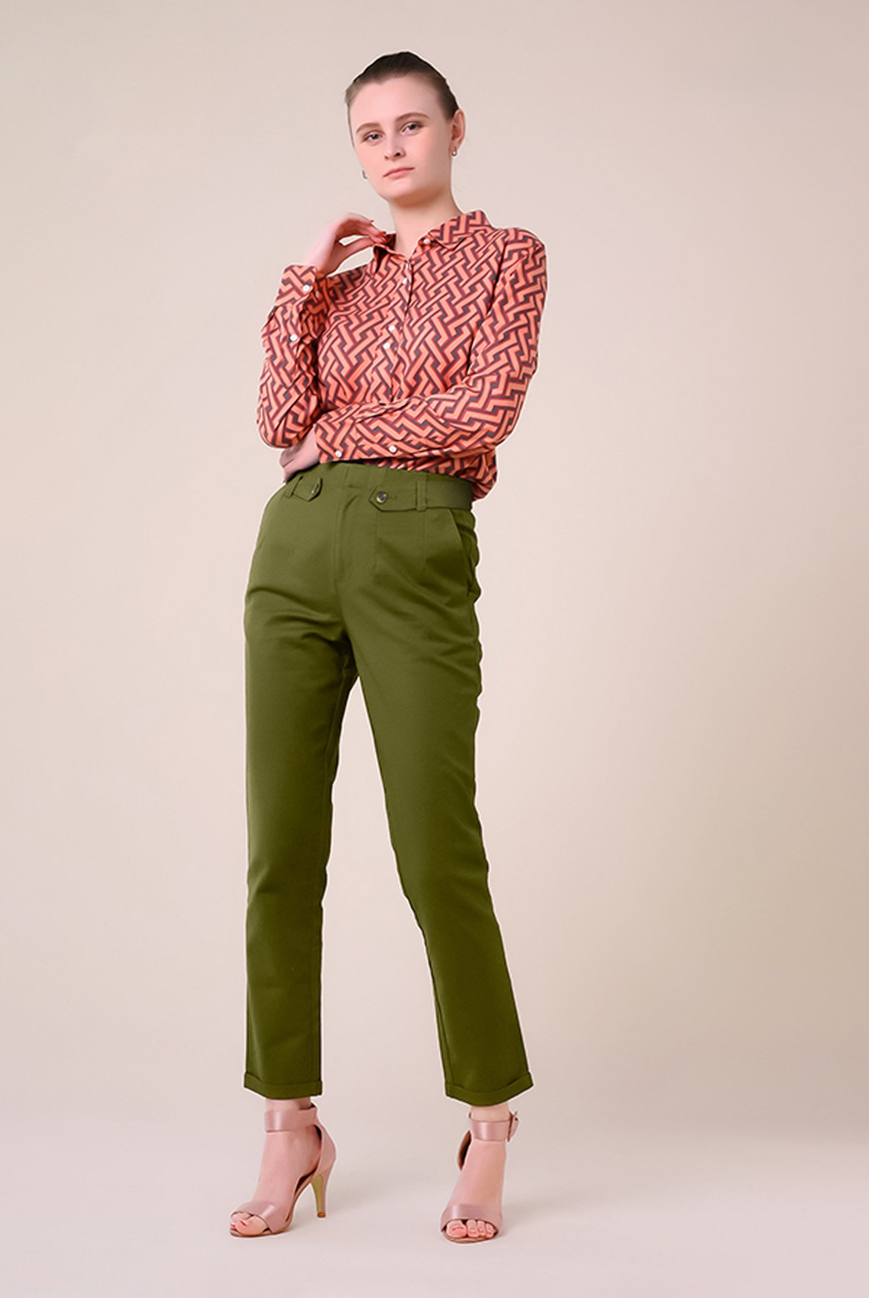 Womens Tapered Leg Trouser