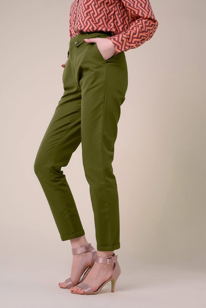 Womens Tapered Leg Trouser