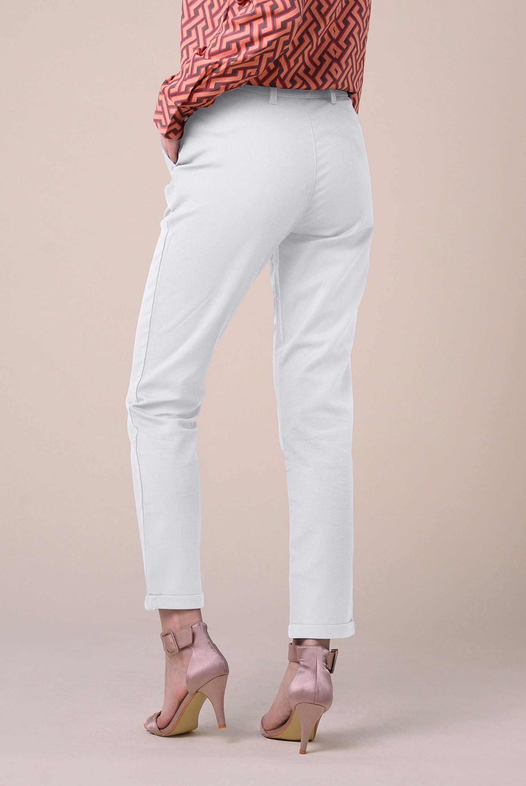 Womens Tapered Leg Trouser