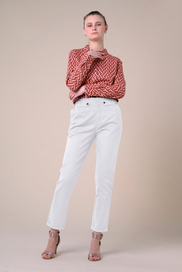 Womens Tapered Leg Trouser