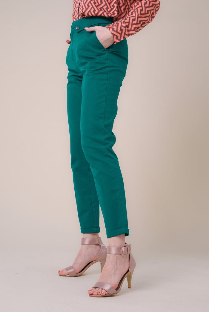 Womens Tapered Leg Trouser