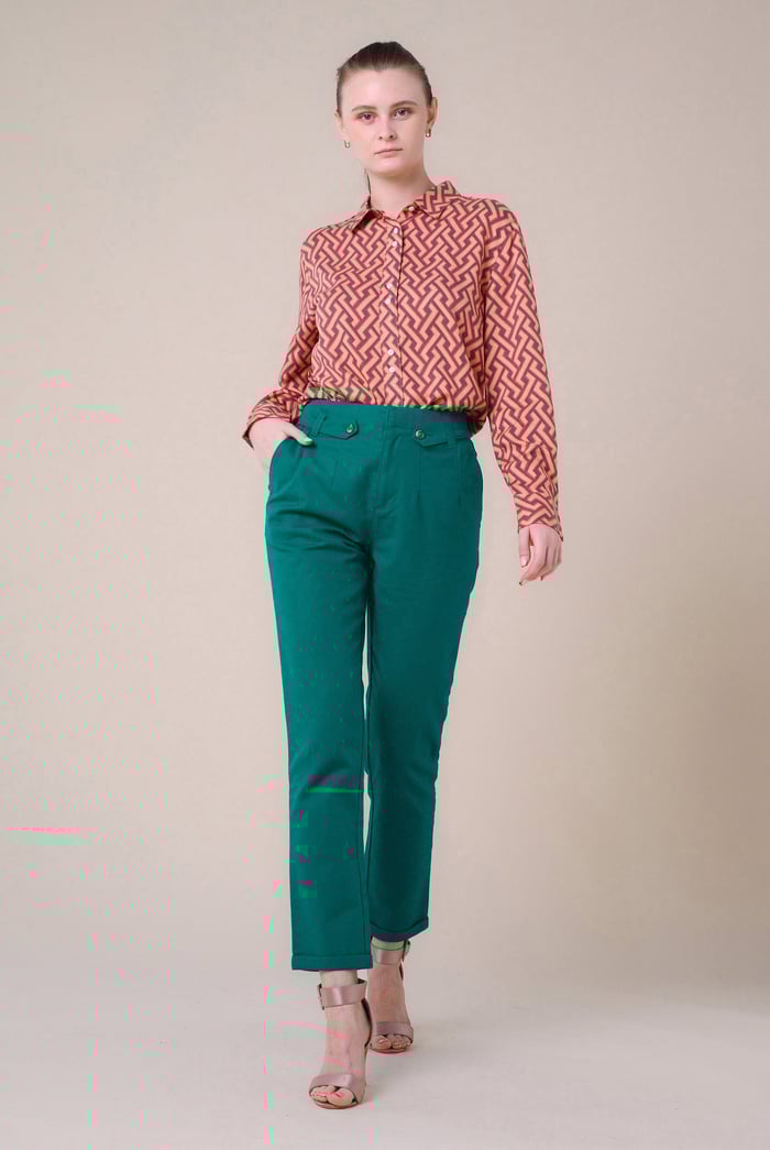 Womens Tapered Leg Trouser