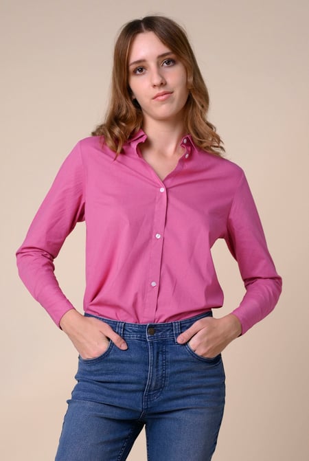 Womens Black Long Sleeve Work Shirt