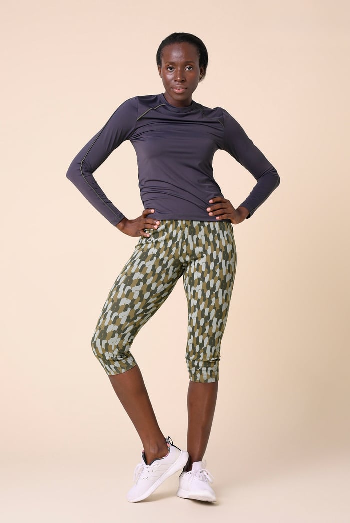Printed Cropped Leggings