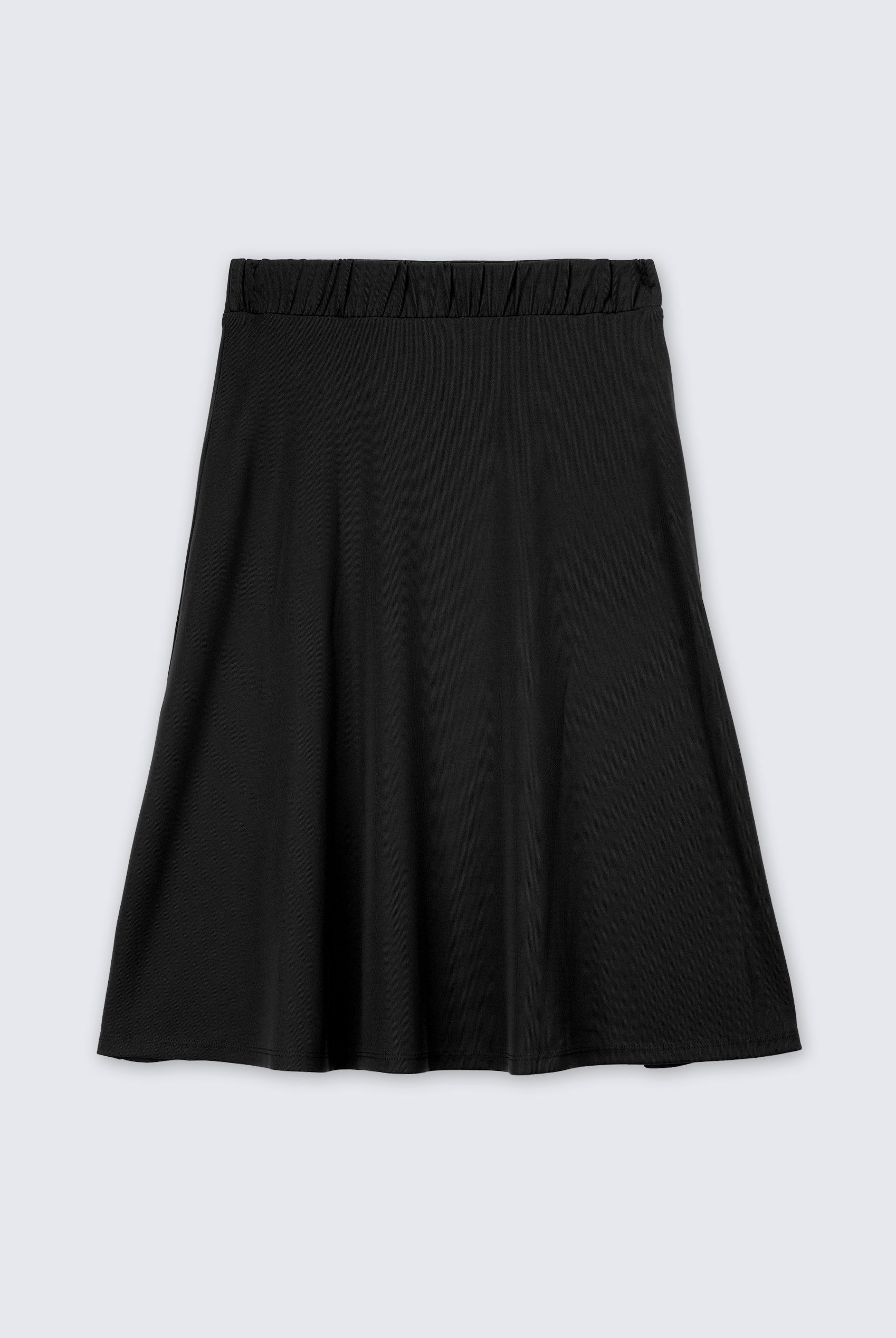 Flared Skirt With Lace Details