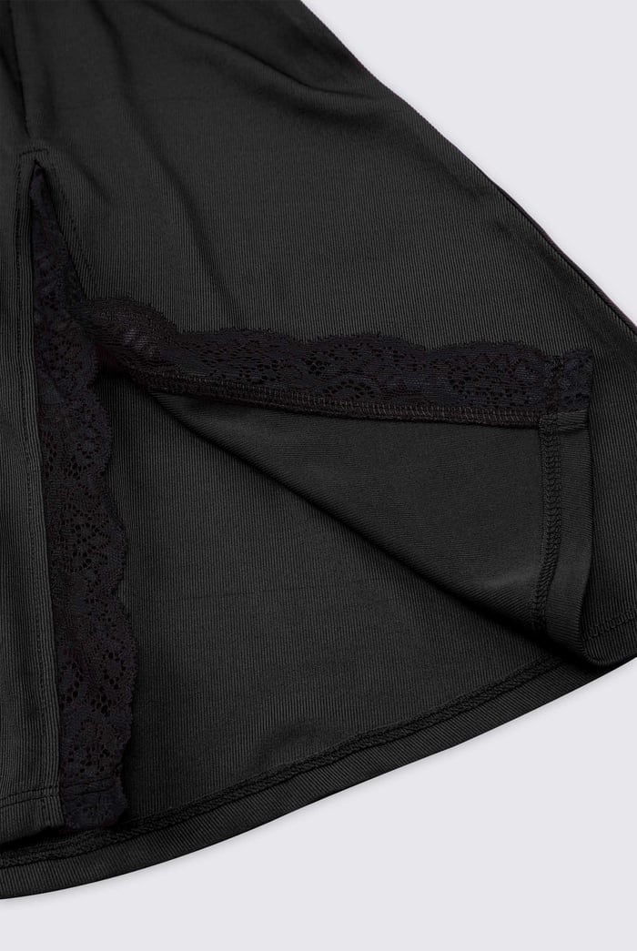 Flared Skirt With Lace Details