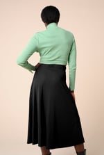 Flared Skirt With Lace Details