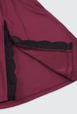 Flared Skirt With Lace Details