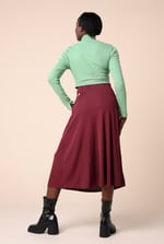 Flared Skirt With Lace Details
