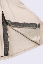 Flared Skirt With Lace Details