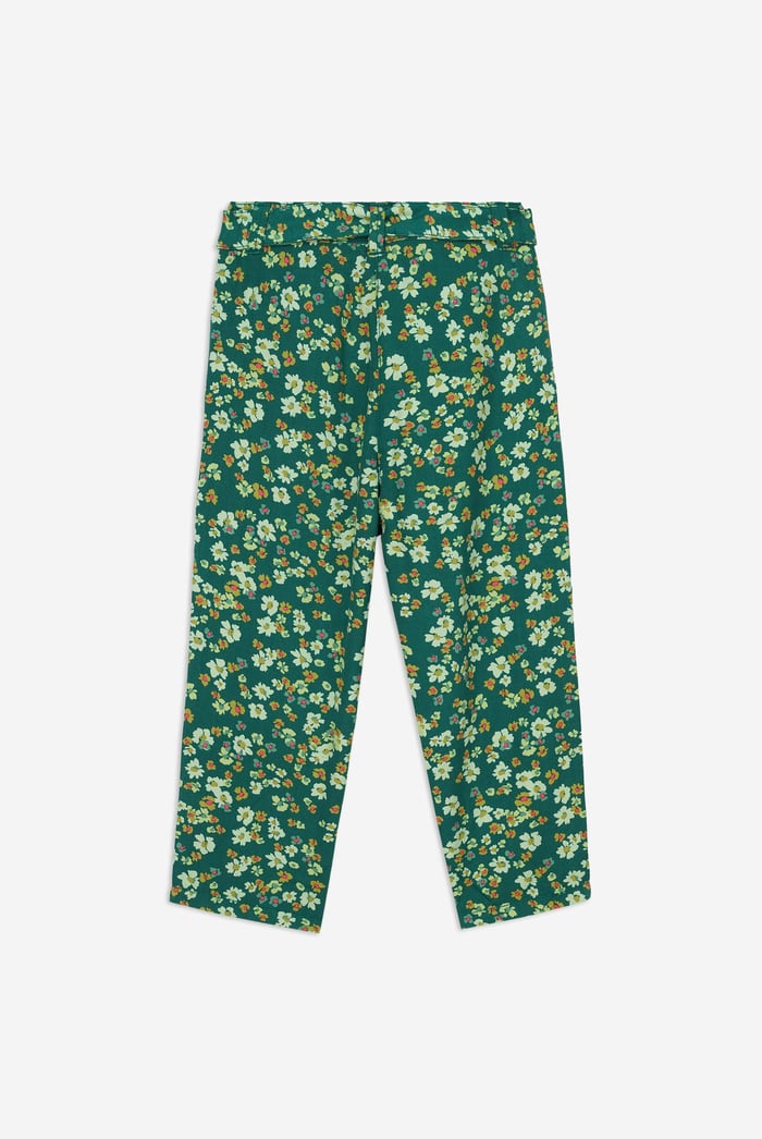 Floral Print Paper Bag Trouser ( 3yrs-14yrs)