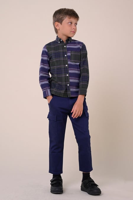 Boys White Cargo Trouser ( 3yrs-14yrs)