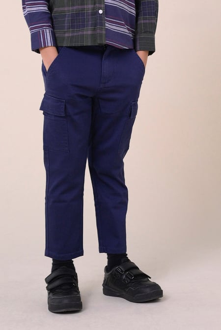 Boys Navy Cargo Trouser ( 3yrs-14yrs)