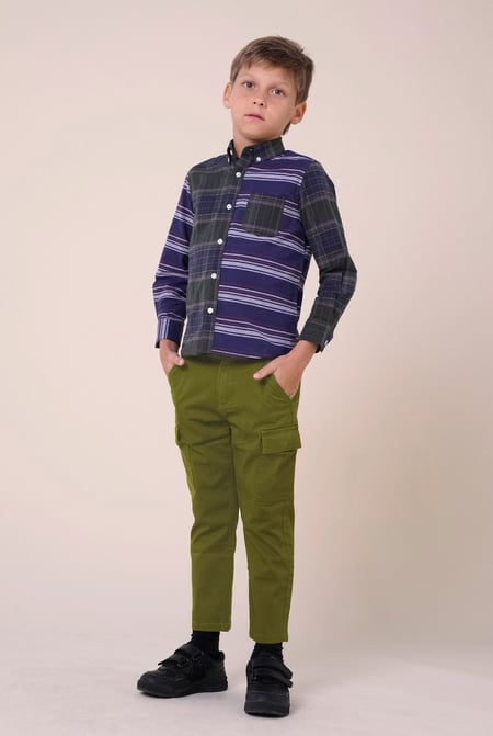 Boys White Cargo Trouser ( 3yrs-14yrs)