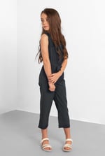 Ruffled Square Neckline Jumpsuit (5/6yrs-10/11yrs)