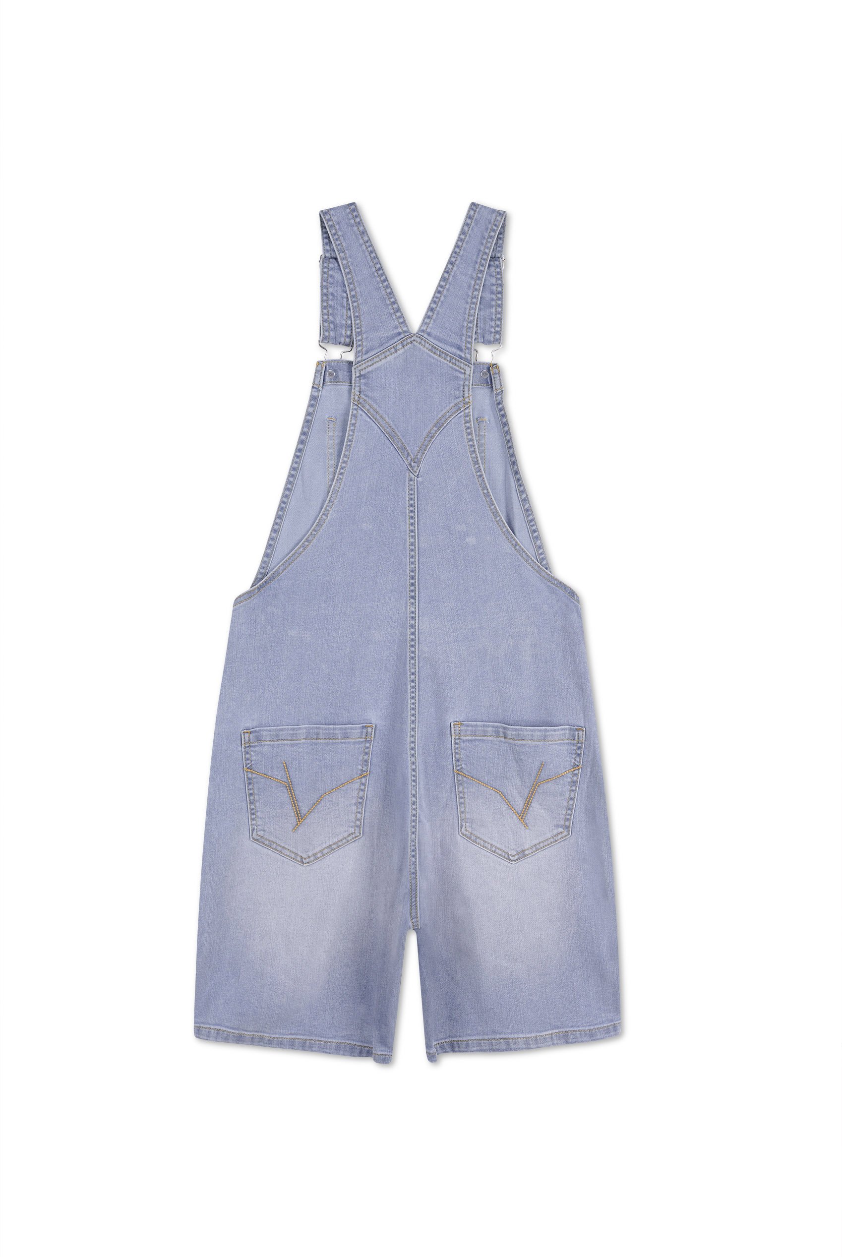 Womens Denim Short Dungaree
