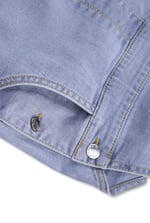 Womens Denim Short Dungaree