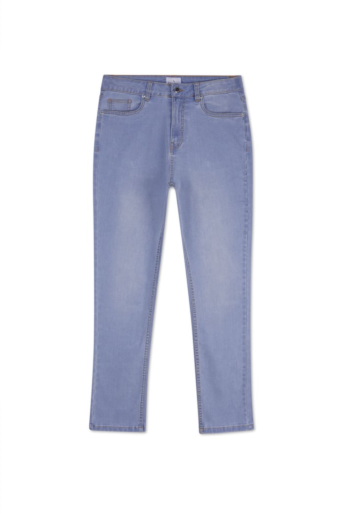 Womens Curve High Rise Straight Jeans