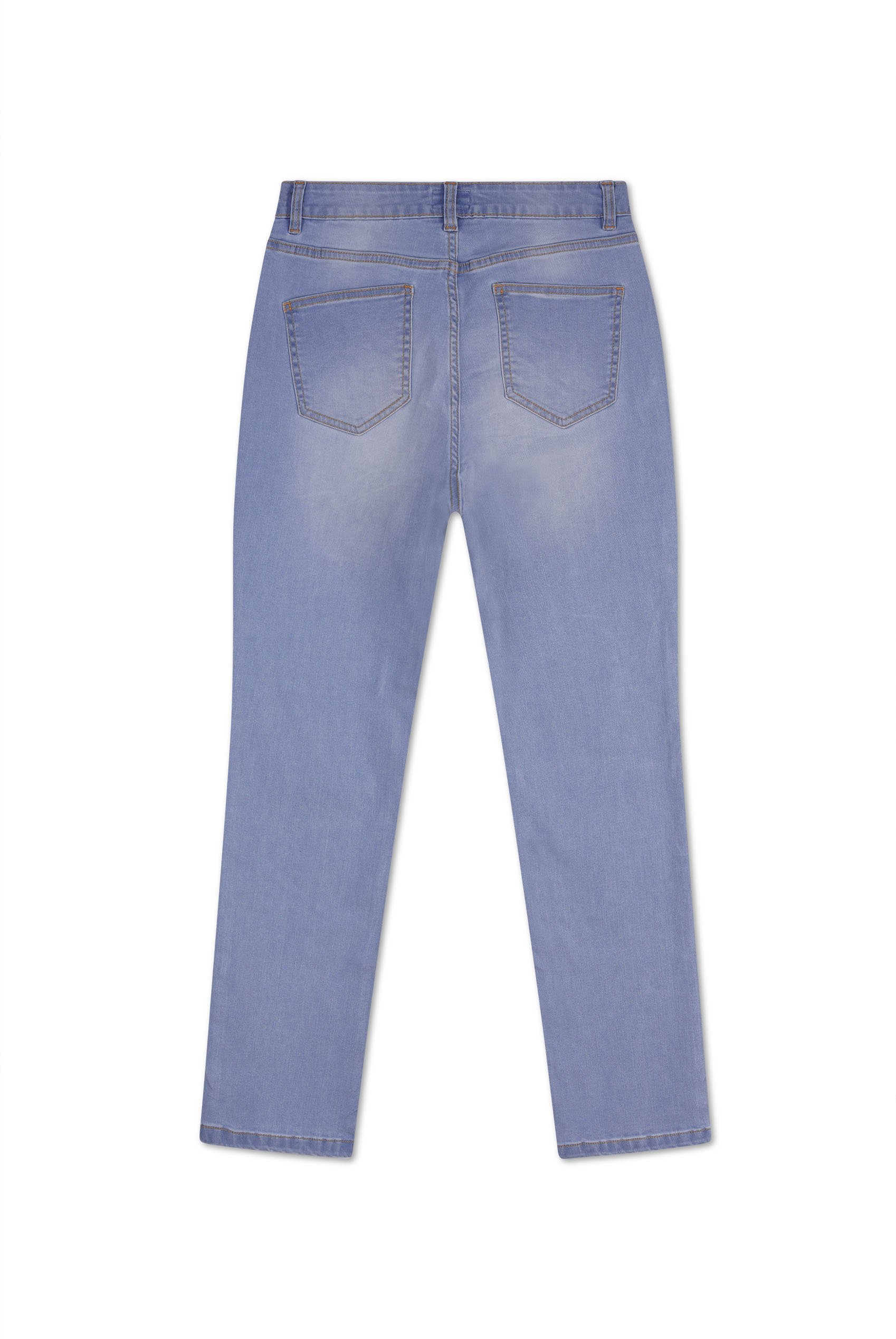 Womens Curve High Rise Straight Jeans