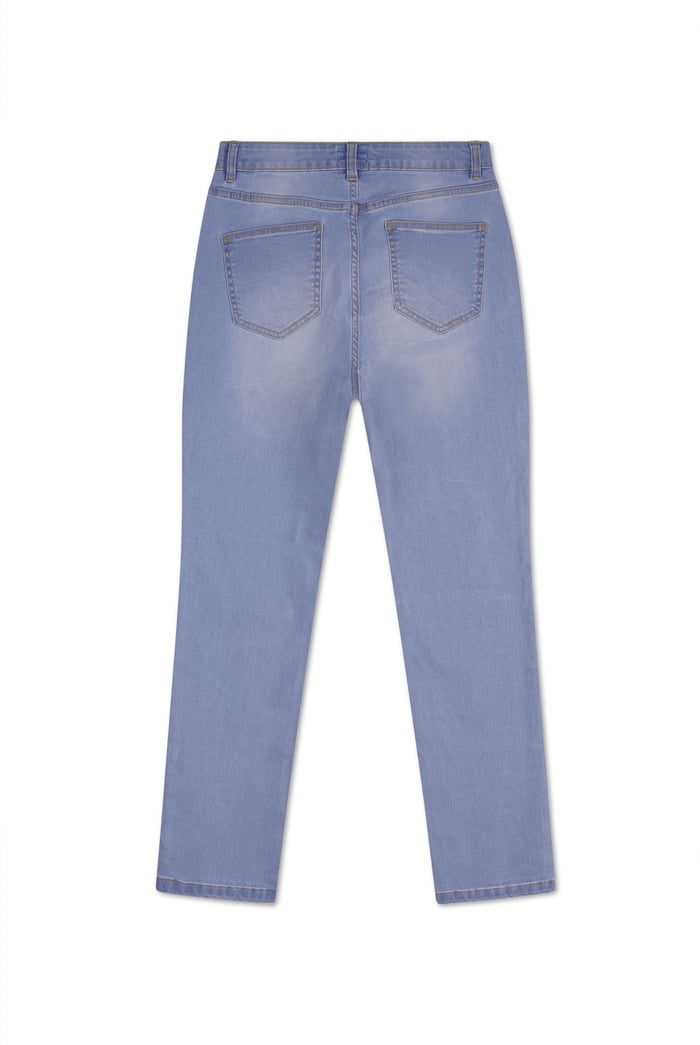 Womens Curve High Rise Straight Jeans