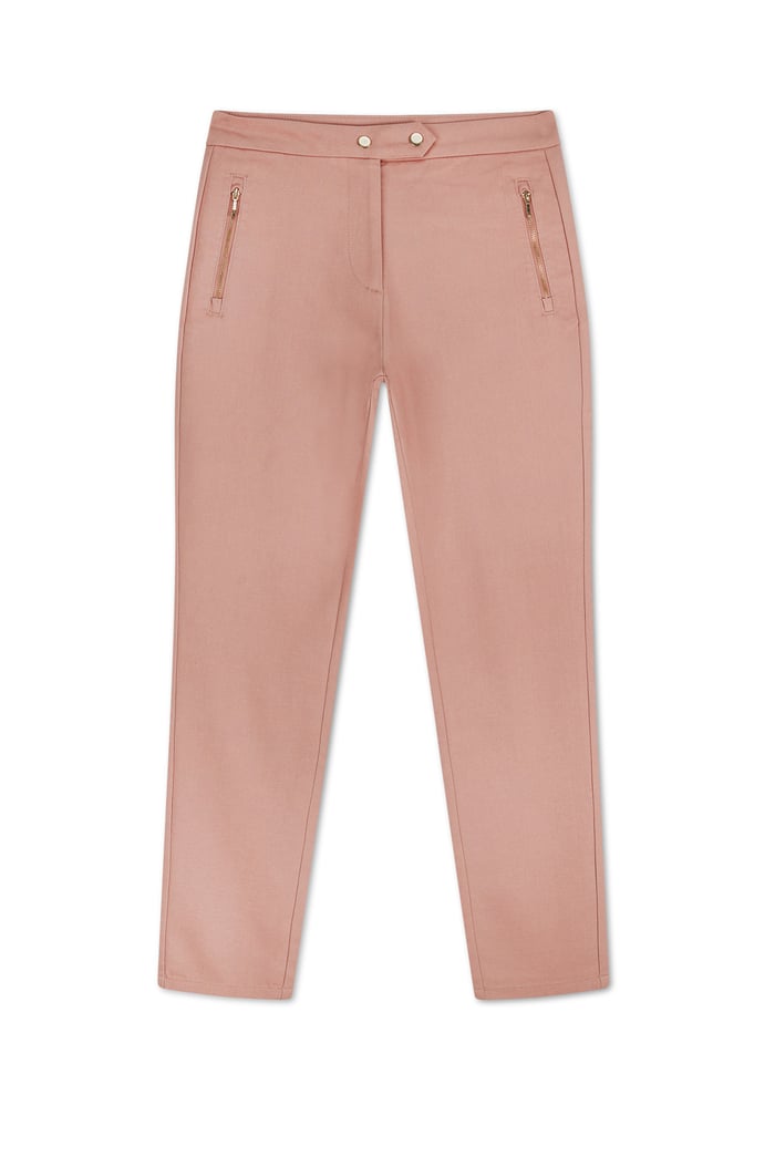 Stretch Slim Side Zip Pocket Trouser