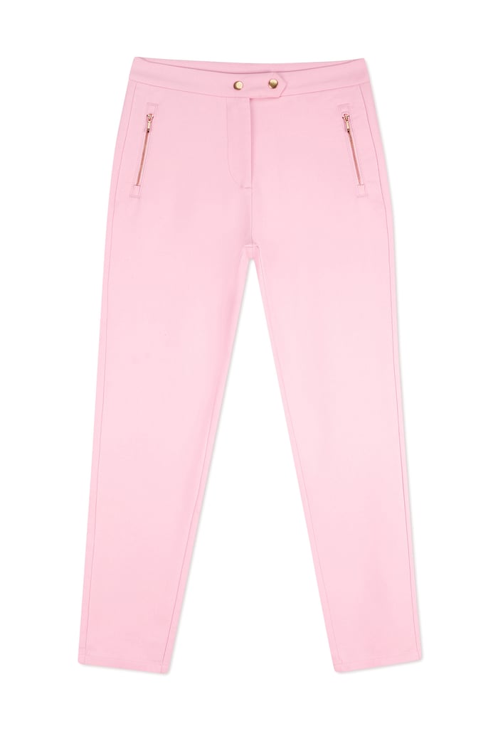 Stretch Slim Side Zip Pocket Trouser