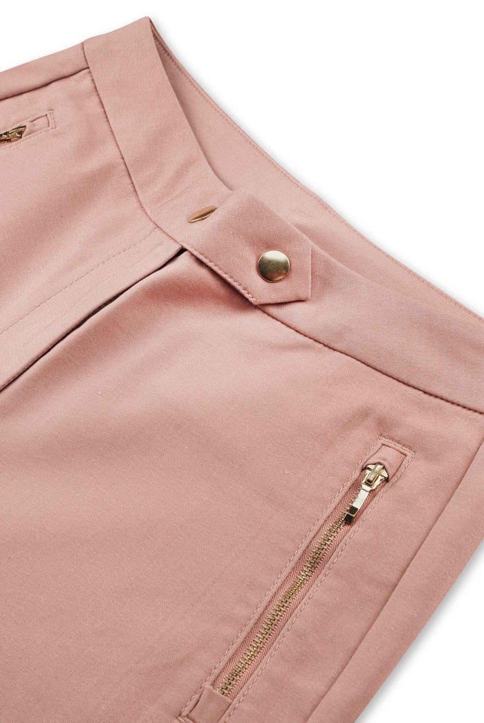 Stretch Slim Side Zip Pocket Trouser
