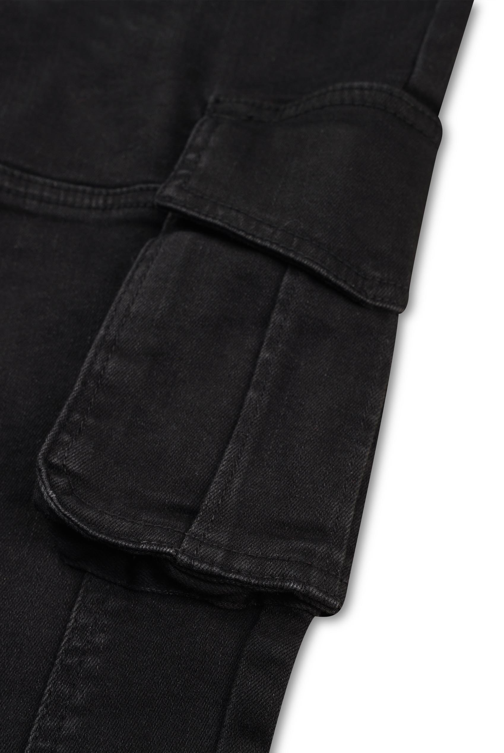 Mens Skinny Fit Cargo Jeans