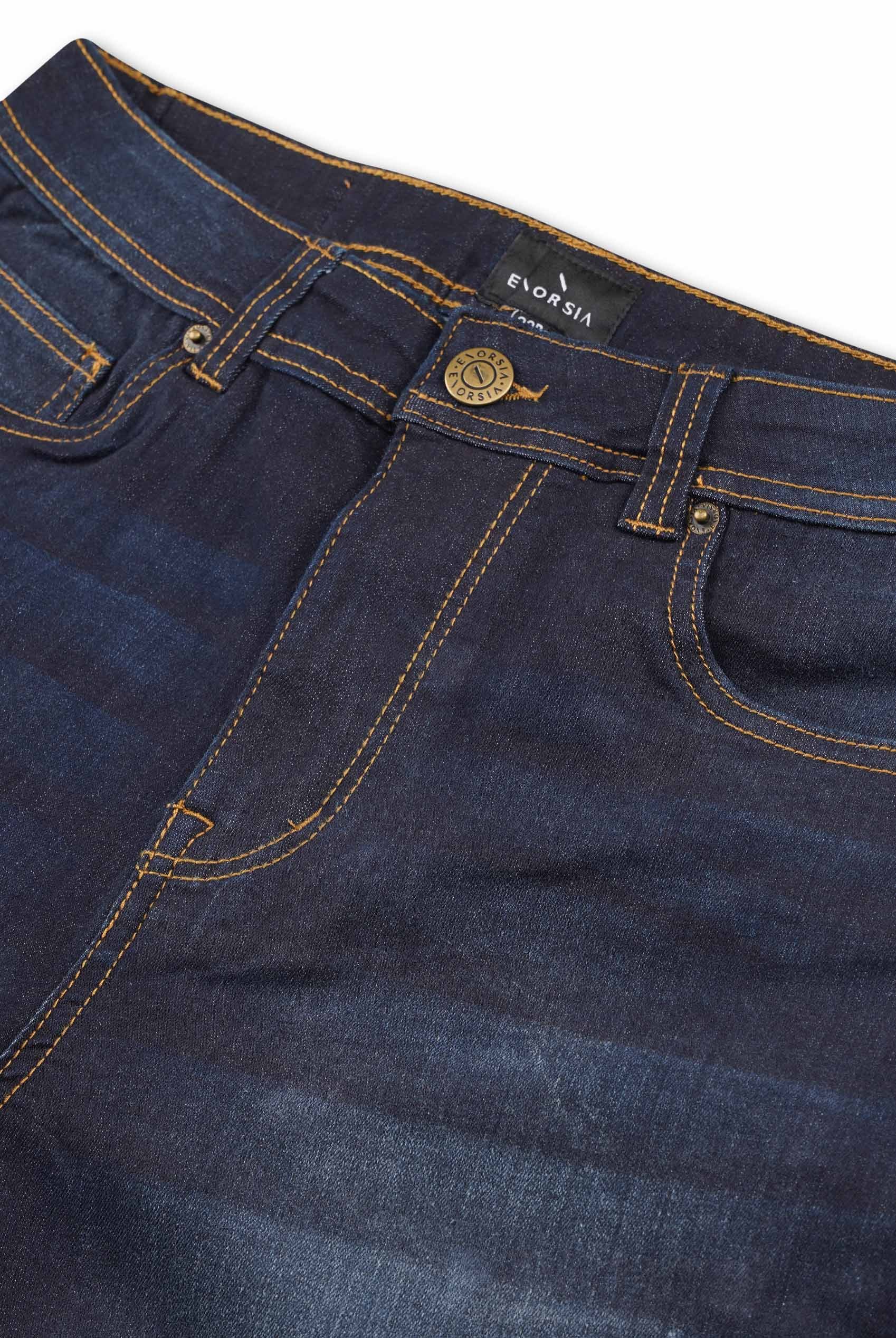 Mens Skinny Fit Distressed Denim Jeans