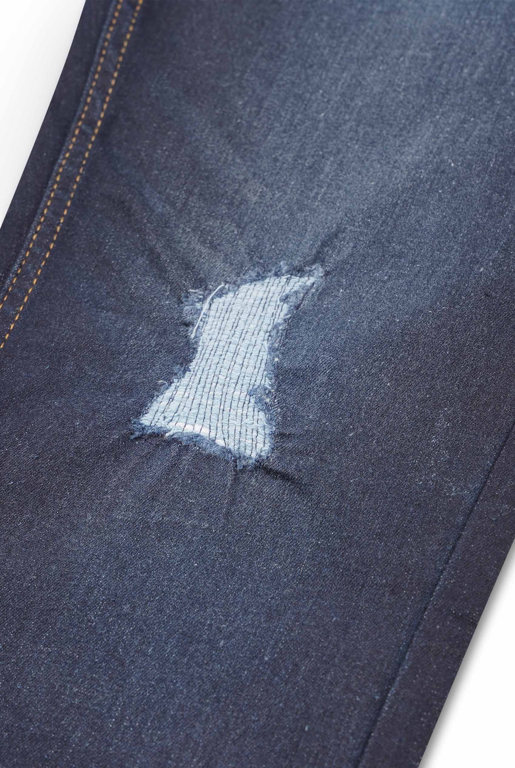 Mens Skinny Fit Distressed Denim Jeans
