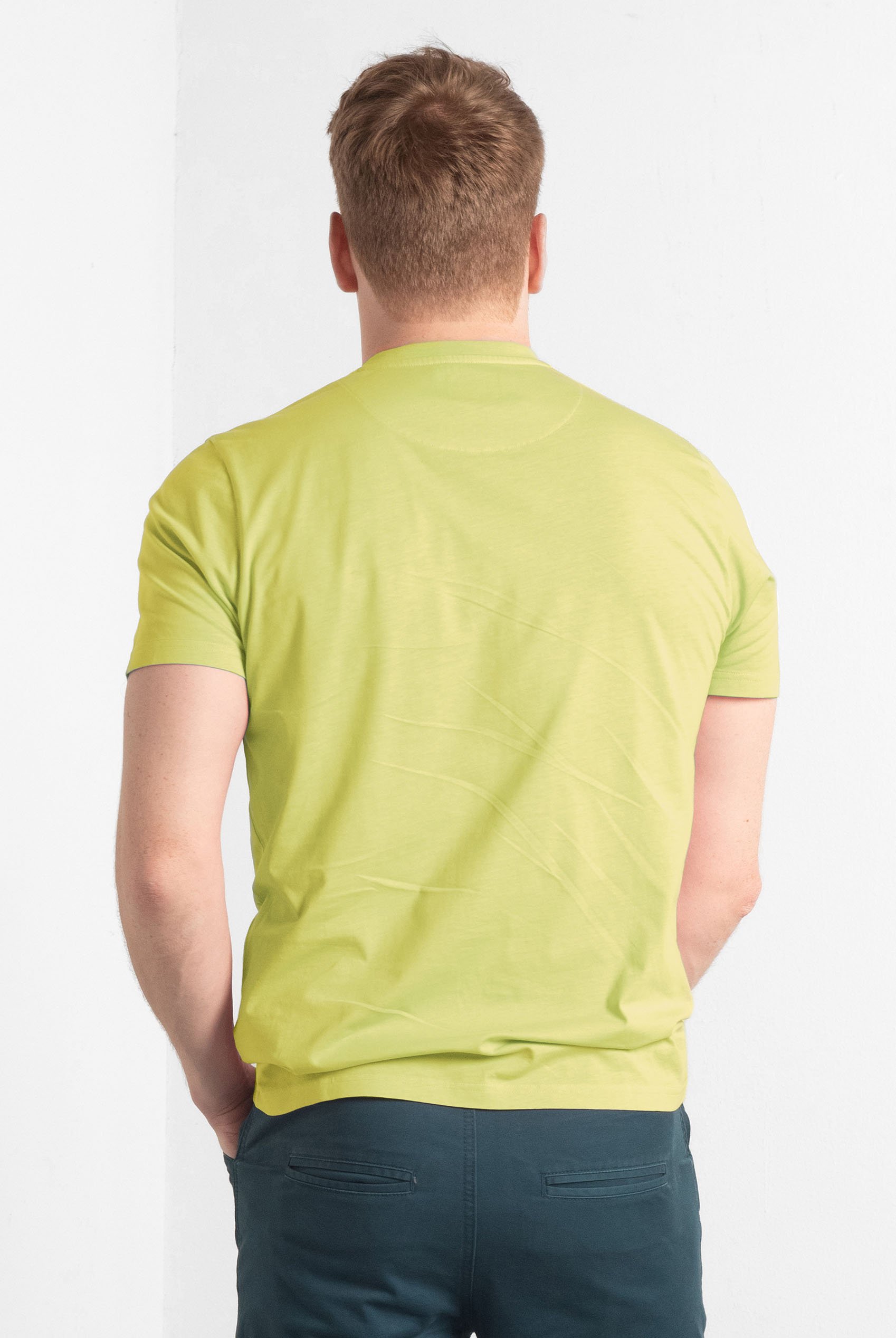 Short Sleeve Henley Washed Tee