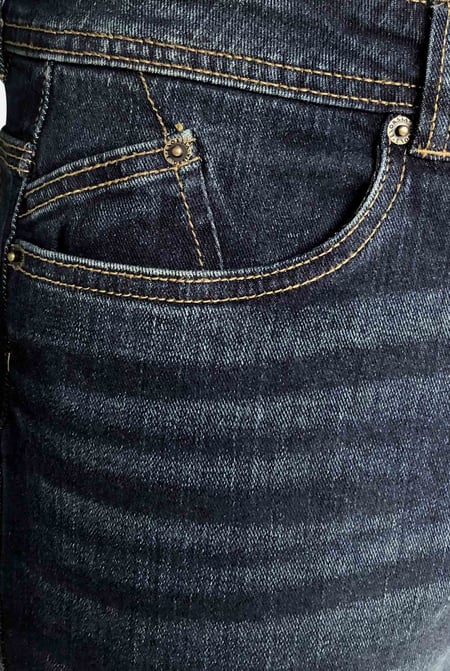 Mens Navy Blue Vintage Stretch Authentic Jeans