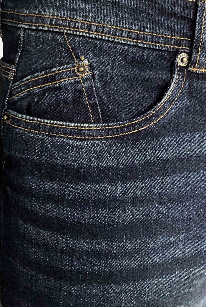 Mens Blue Vintage Stretch Authentic Jeans