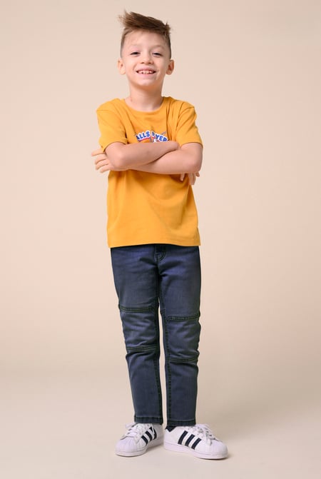 Boys Light Blue Blue Stretch Slim Fit Jeans (3yrs-9yrs)
