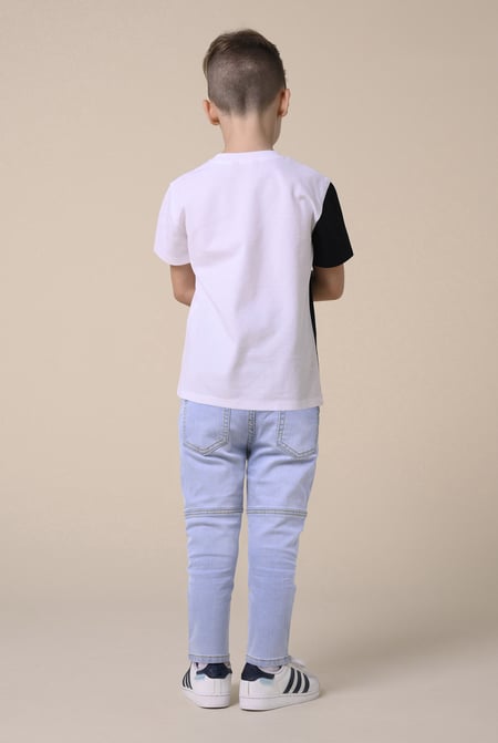 Boys Light Blue Blue Stretch Slim Fit Jeans (3yrs-9yrs)