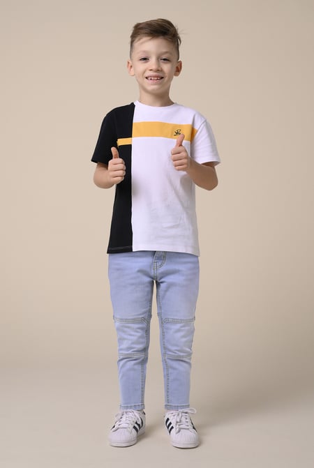 Boys Light Blue Blue Stretch Slim Fit Jeans (3yrs-9yrs)